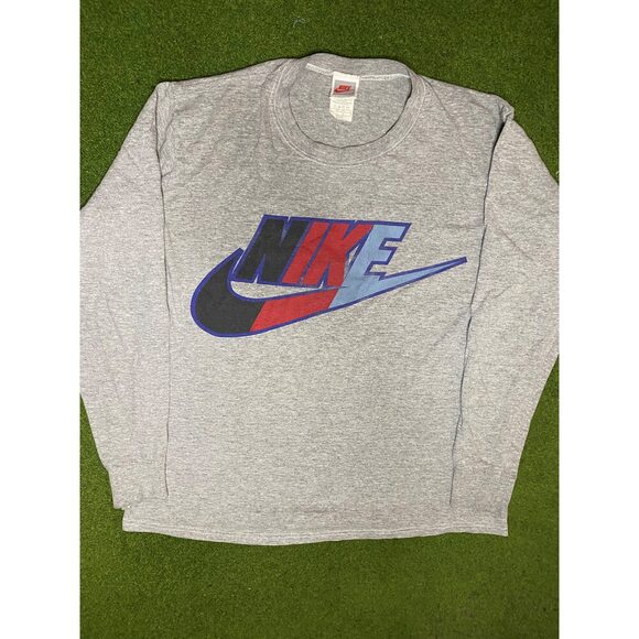 1987-1994 Nike - Vintage Nike Long Sleeve (Large) - Picture 1 of 1